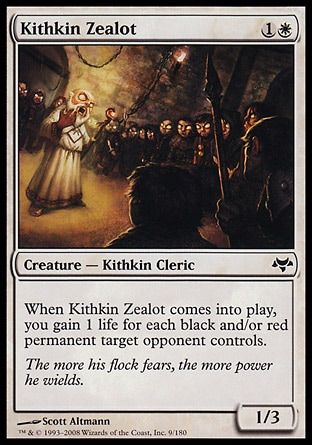 Kithkin Zealot (Eventide) Trading Card