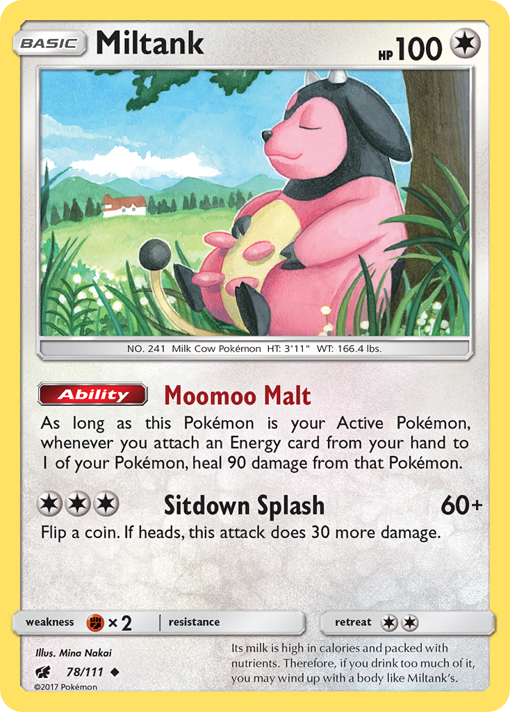 Miltank (78/111) - Crimson Invasion Pokémon Card