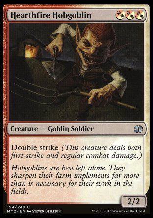 Hearthfire Hobgoblin (Modern Masters 2015) Trading Card