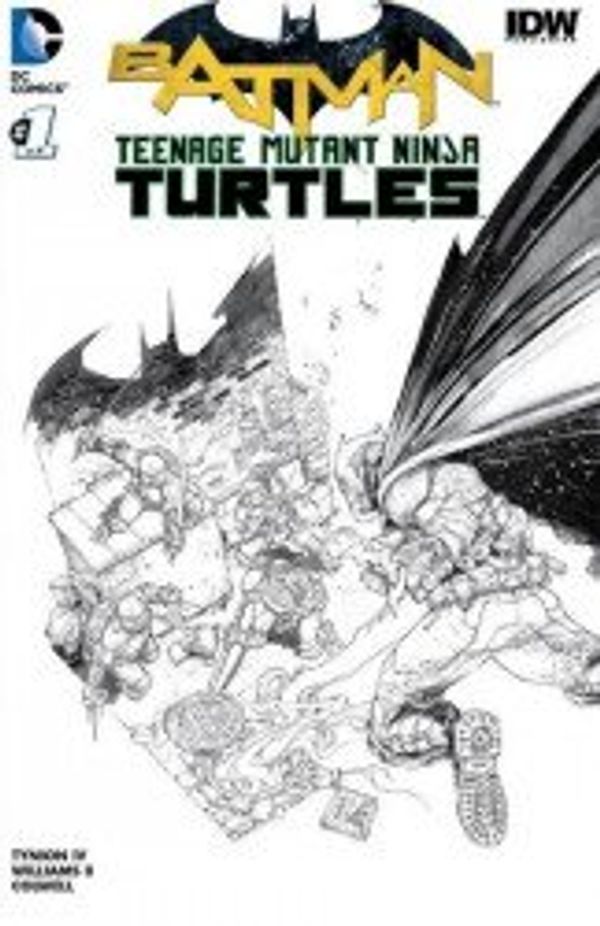 Batman/Teenage Mutant Ninja Turtles #1 (Captain's Comics Sketch Variant)
