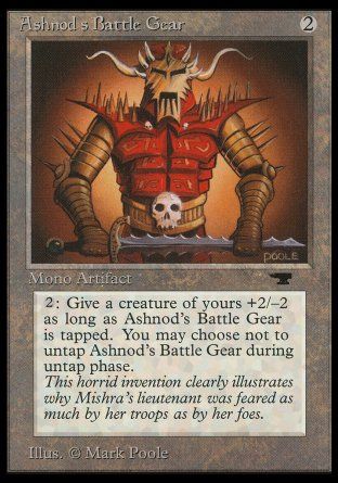 Ashnod's Battle Gear (Antiquities) Trading Card