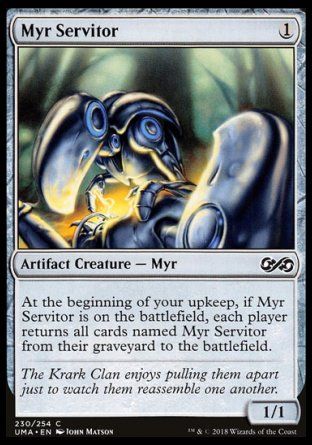 Myr Servitor (Ultimate Masters) Trading Card