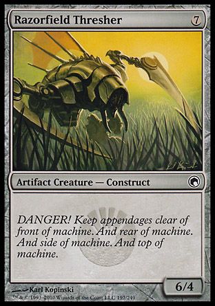 Razorfield Thresher (Scars of Mirrodin) Trading Card