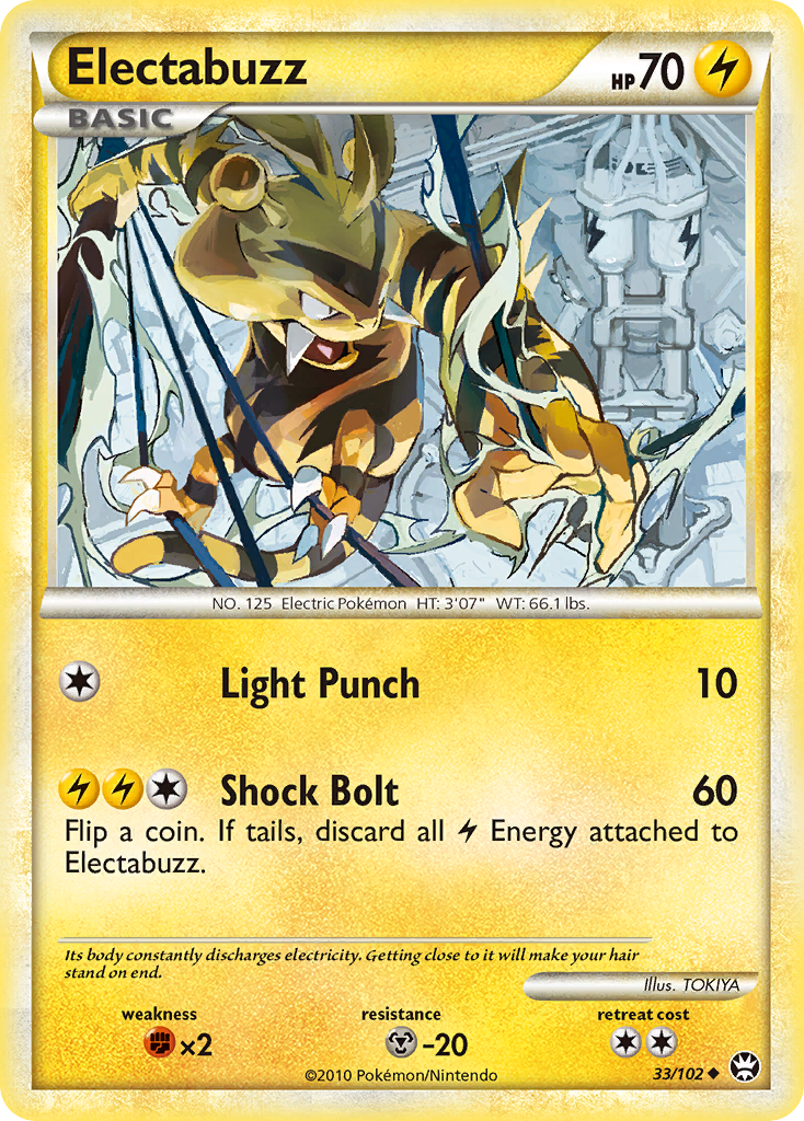 Electabuzz (33/102) - HS—Triumphant Pokémon Card