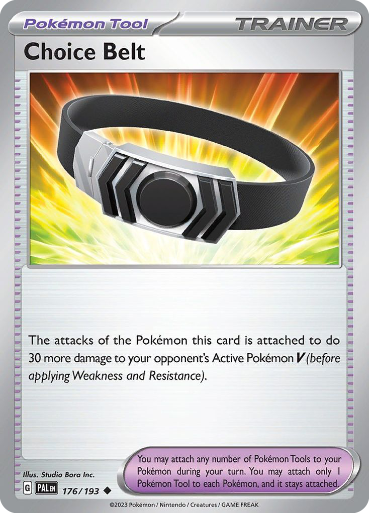 Choice Belt (176/193) - Paldea Evolved Pokémon Card