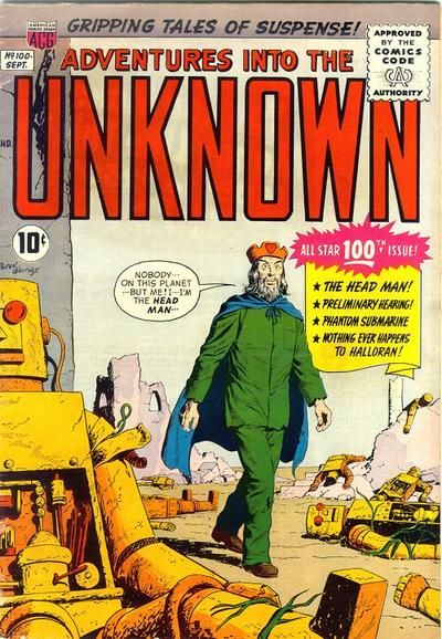 Adventures into the Unknown #100 Comic
