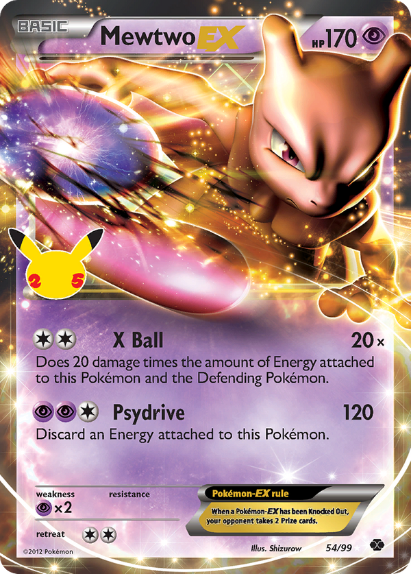 Mewtwo EX (54/25) - Celebrations: Classic Collection