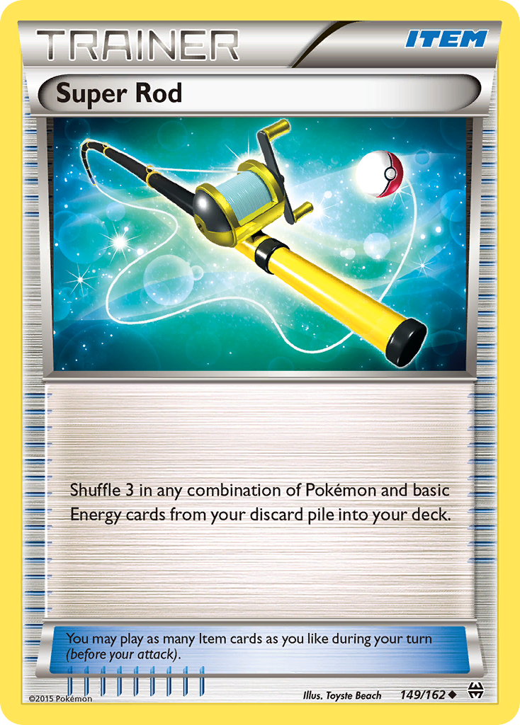 Super Rod (Trainer: Item) (149/162) - BREAKthrough Pokémon Card