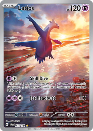 Latios (203/191) - Surging Sparks