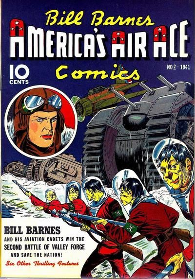 Bill Barnes, America's Air Ace Comics #2 Comic