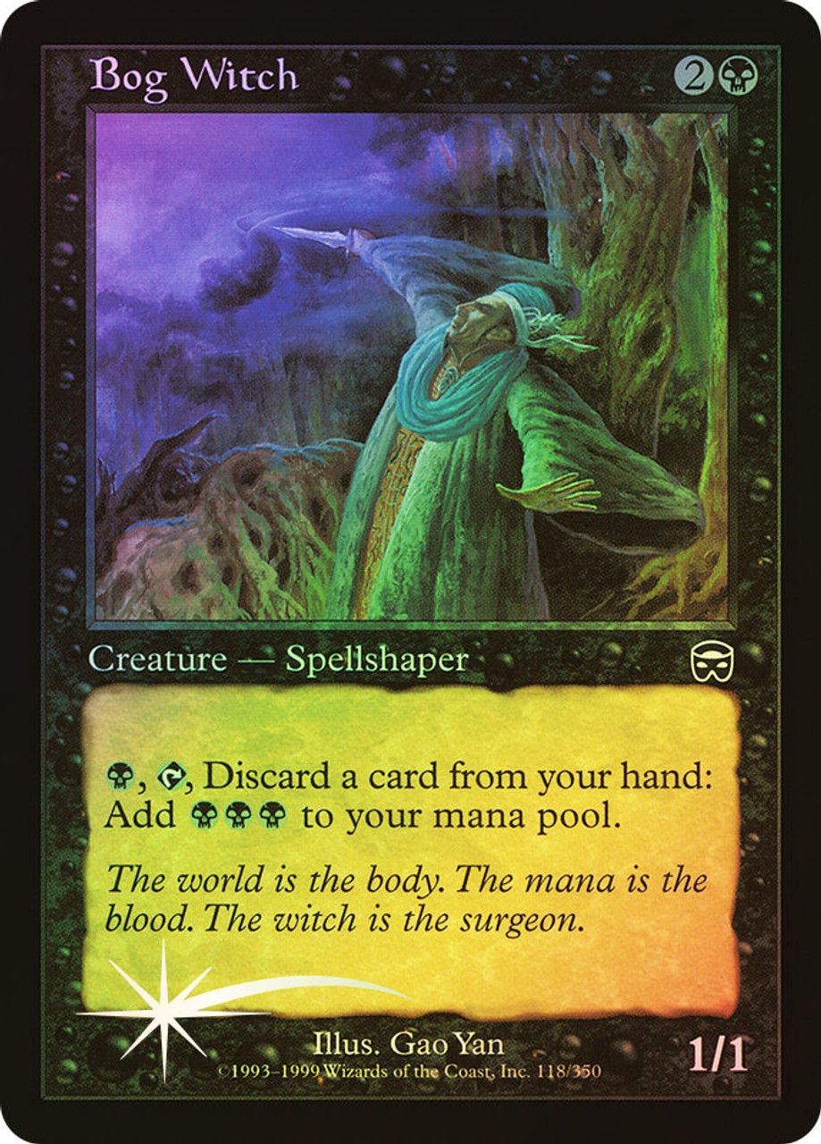 Bog Witch (Mercadian Masques - Foil) Trading Card