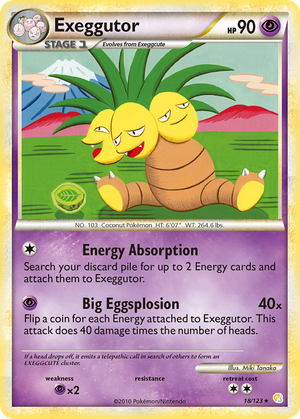 Exeggutor (18/123) - HeartGold & SoulSilver