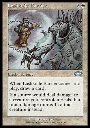 Lashknife Barrier (Planeshift) Trading Card