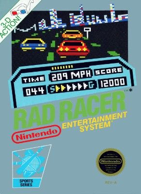 Rad Racer Video Game