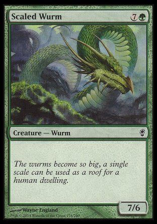 Scaled Wurm (Conspiracy) Trading Card