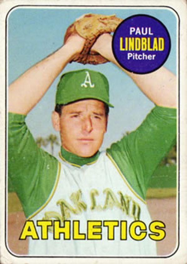 Paul Lindblad 1969 Topps #449