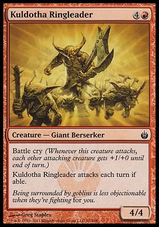 Kuldotha Ringleader (Mirrodin Besieged) Trading Card