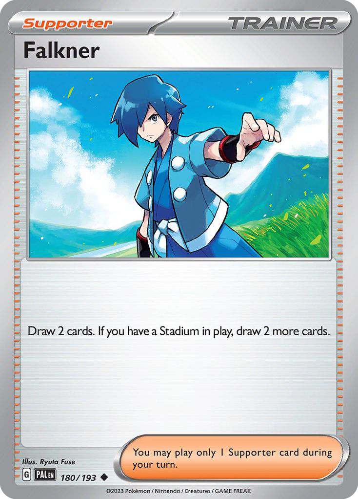 Falkner (180/193) - Paldea Evolved Pokémon Card