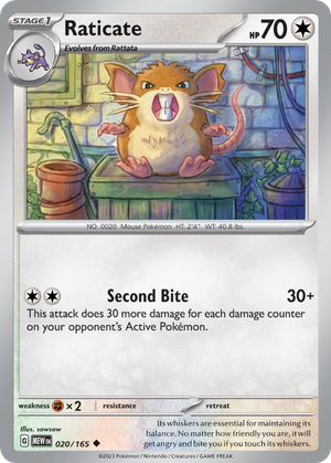 Raticate (20/165) - 151