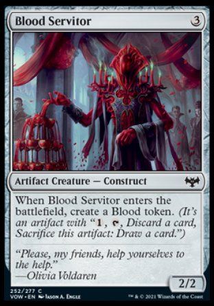 Blood Servitor (Innistrad: Crimson Vow) Trading Card