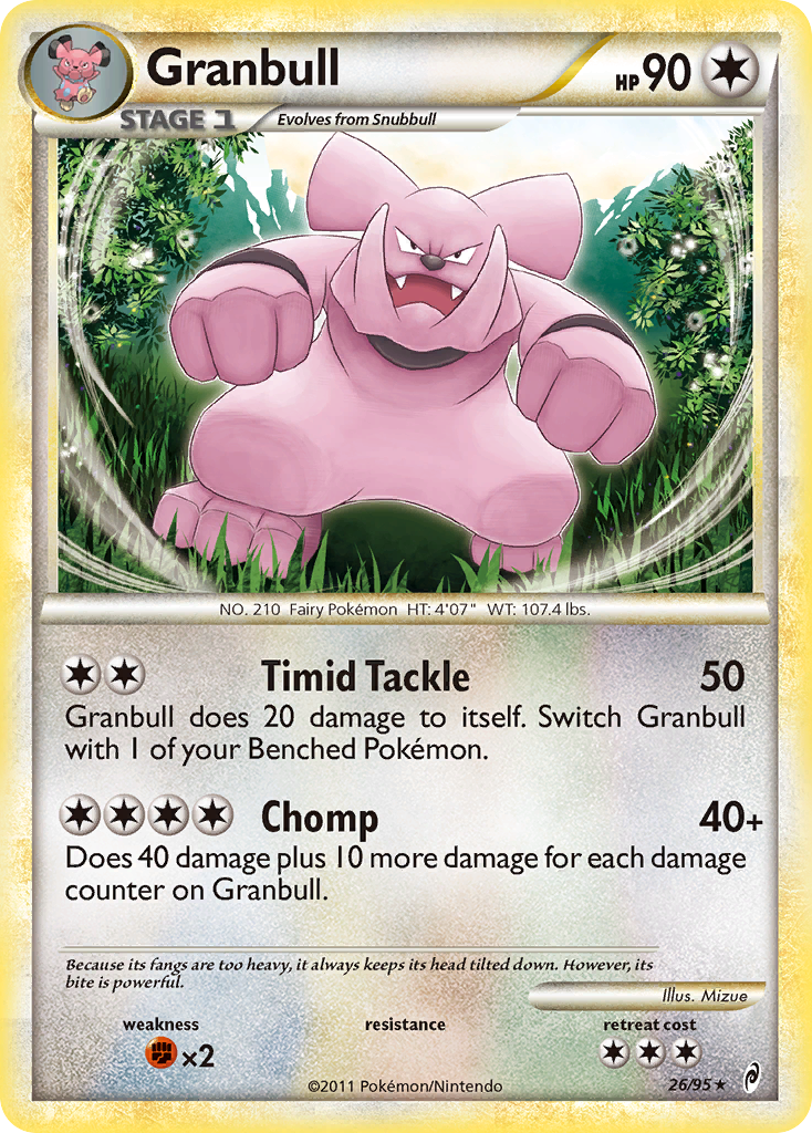 Granbull (26/95) - Call of Legends Pokémon Card