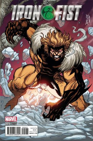Iron Fist #5 (X-men Card Variant)