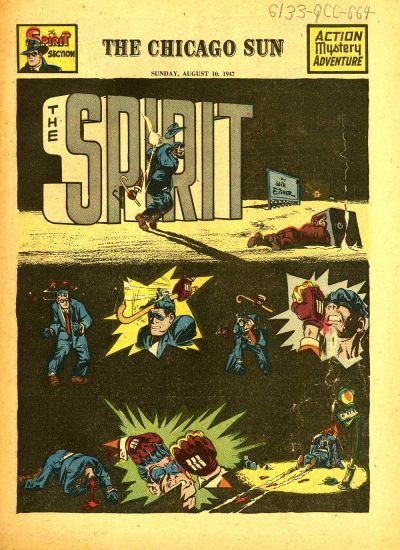 Spirit Section #8/10/1947 Comic