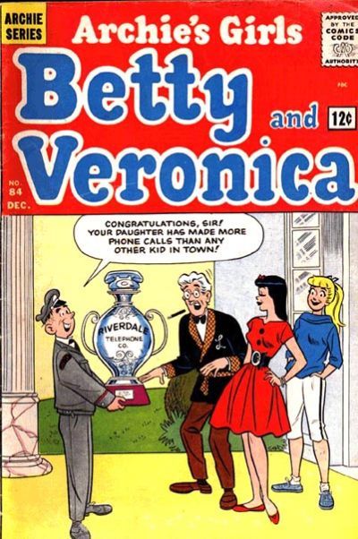 Archie's Girls Betty and Veronica #84 Comic