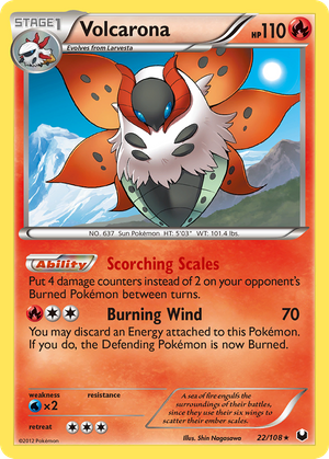 Volcarona (22/108) - Dark Explorers