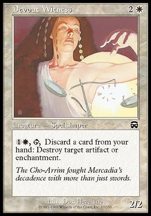 Devout Witness (Mercadian Masques) Trading Card