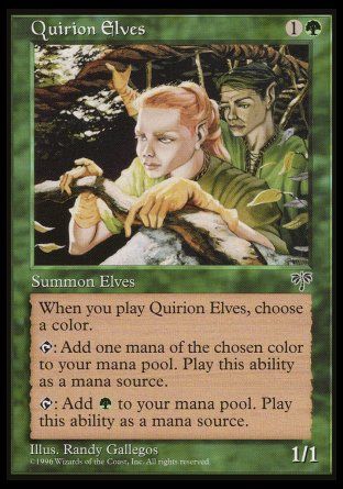 Quirion Elves (Mirage) Trading Card