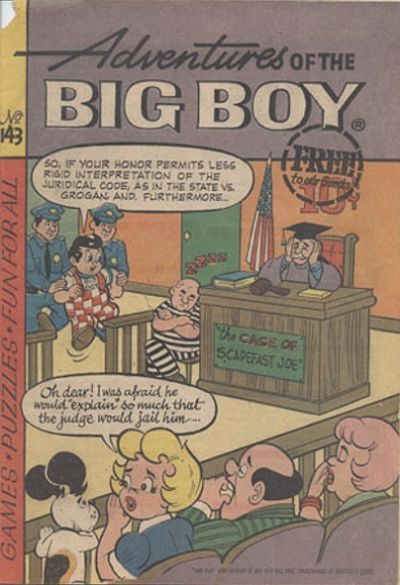 Adventures of Big Boy #143 [West] Comic