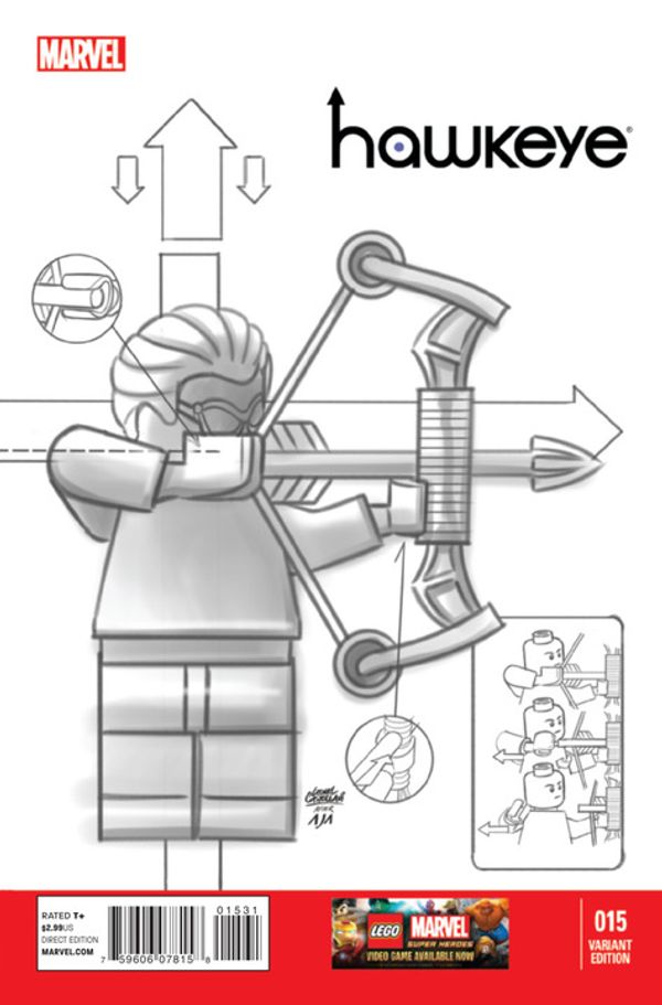Hawkeye #15 [Lego Castellani Sketch Cover]