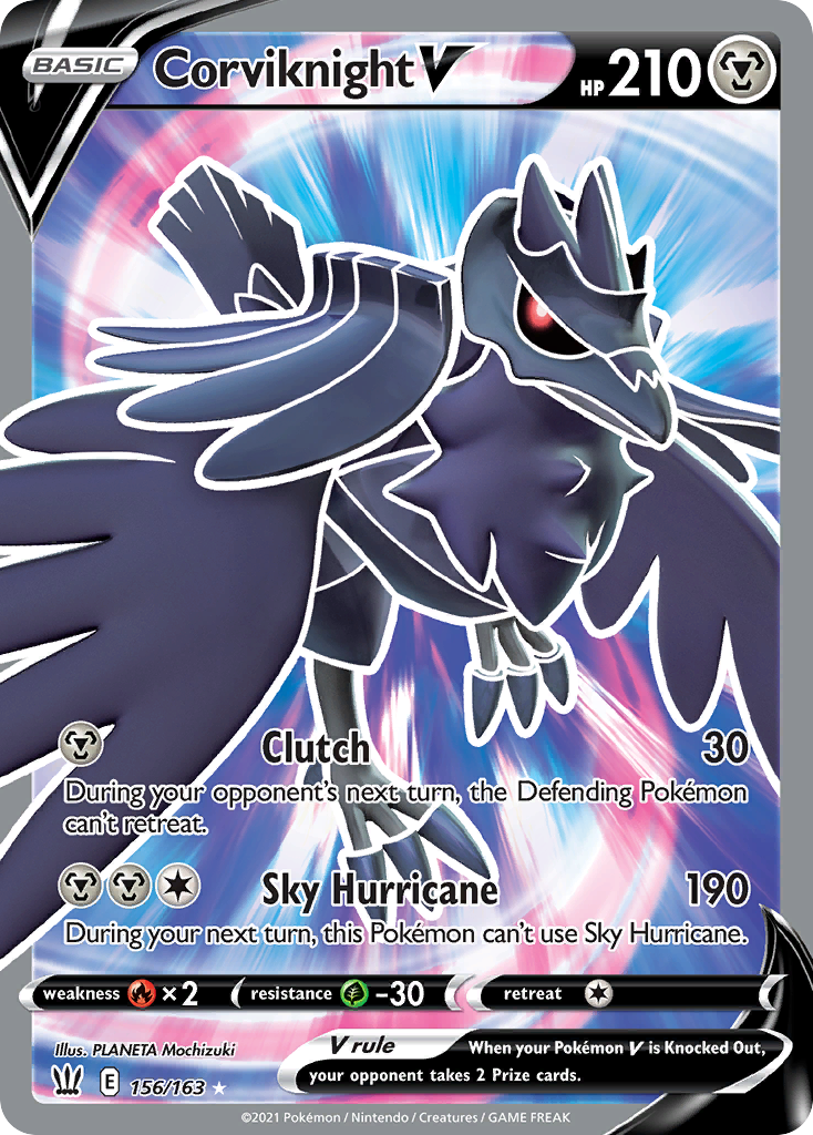 Corviknight V (156/163) - Battle Styles Pokémon Card