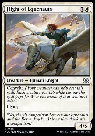 Flight of Equenauts (March of the Machine Commander Decks) Trading Card