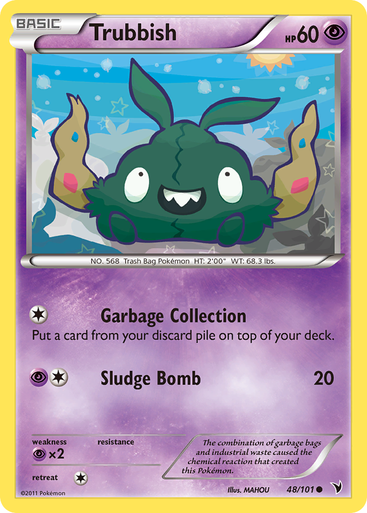 Trubbish Pokémon Card