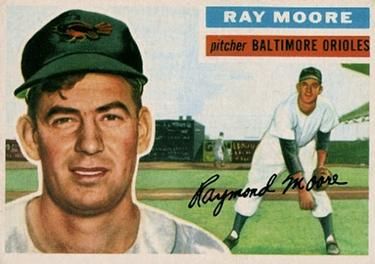 Ray Moore 1956 Topps #43 Sports Card