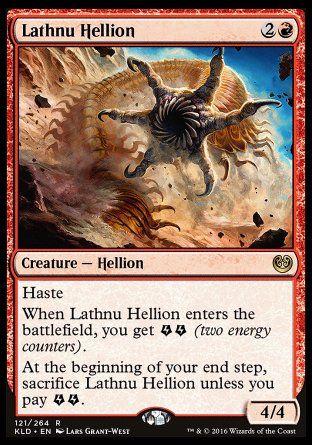 Lathnu Hellion (Kaladesh) Trading Card