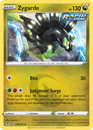 Zygarde (118/203) - Evolving Skies