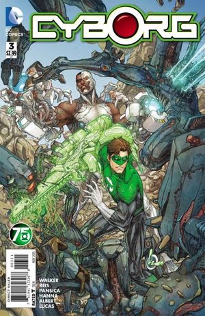 Cyborg #3 (Green Lantern 75 Variant Cover)
