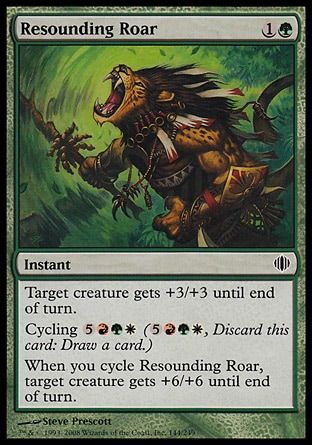 Resounding Roar (Shards of Alara) Trading Card