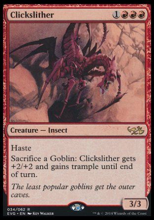 Clickslither (Duel Decks : Anthology) Trading Card