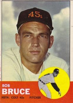Bob Bruce 1963 Topps #24 Sports Card