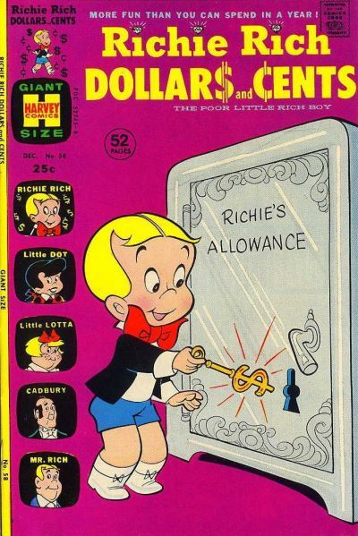 Richie Rich Dollars and Cents #58 Comic