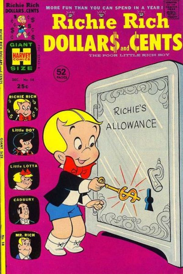Richie Rich Dollars and Cents #58