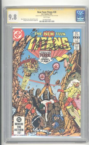 ⭐️ The NEW TEEN TITANS #28 FN Book 1987 DC Comics 