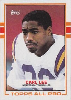 Carl Lee 1989 Topps #76 Sports Card