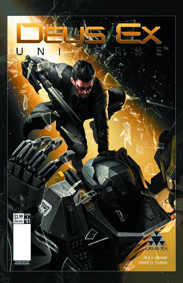 Deus Ex #2 (Cover B Concept Design)