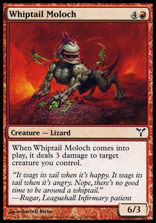 Whiptail Moloch (Dissension) Trading Card