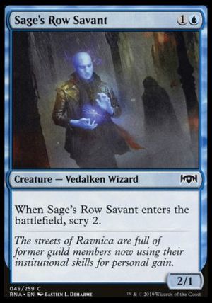 Sage's Row Savant (Ravnica Allegiance)